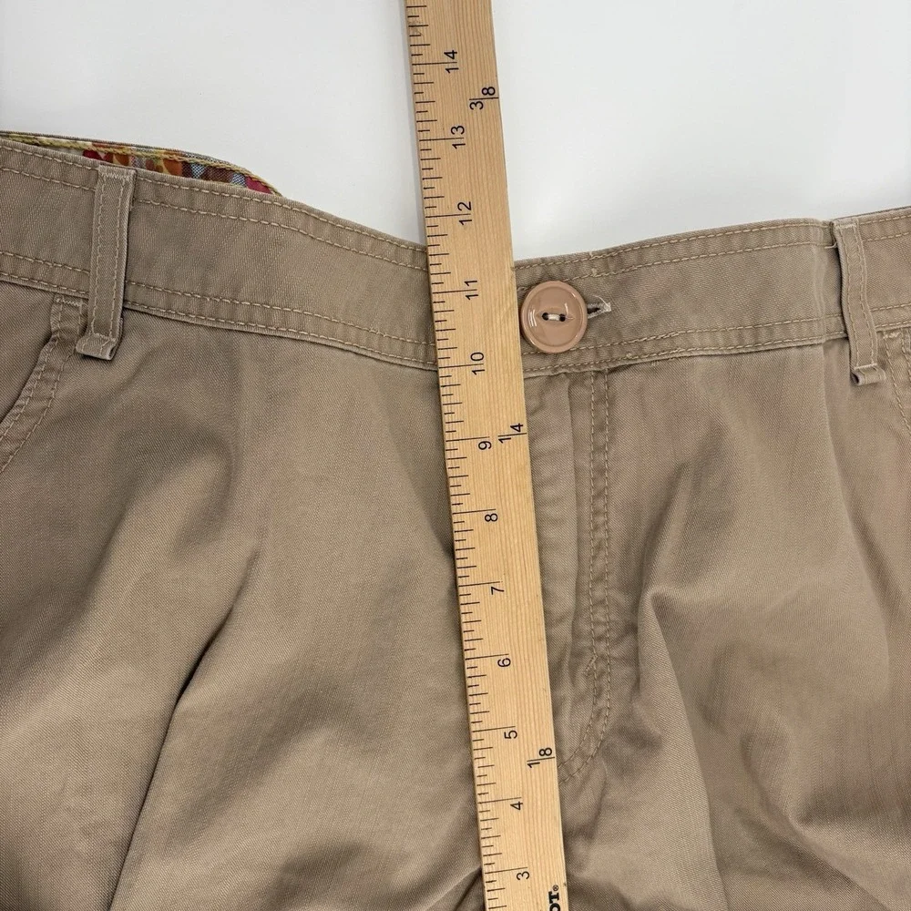 Levi Tab Women's Cargo Shorts Beige‎ Size 20 Large Buttons